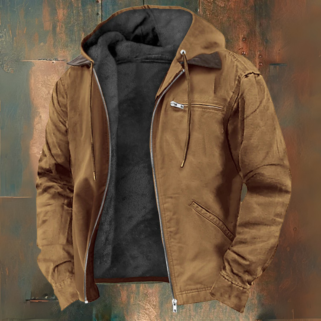 Mark - Hooded Sweat Jacket with Zip-15552184451445-Mirella Fiore