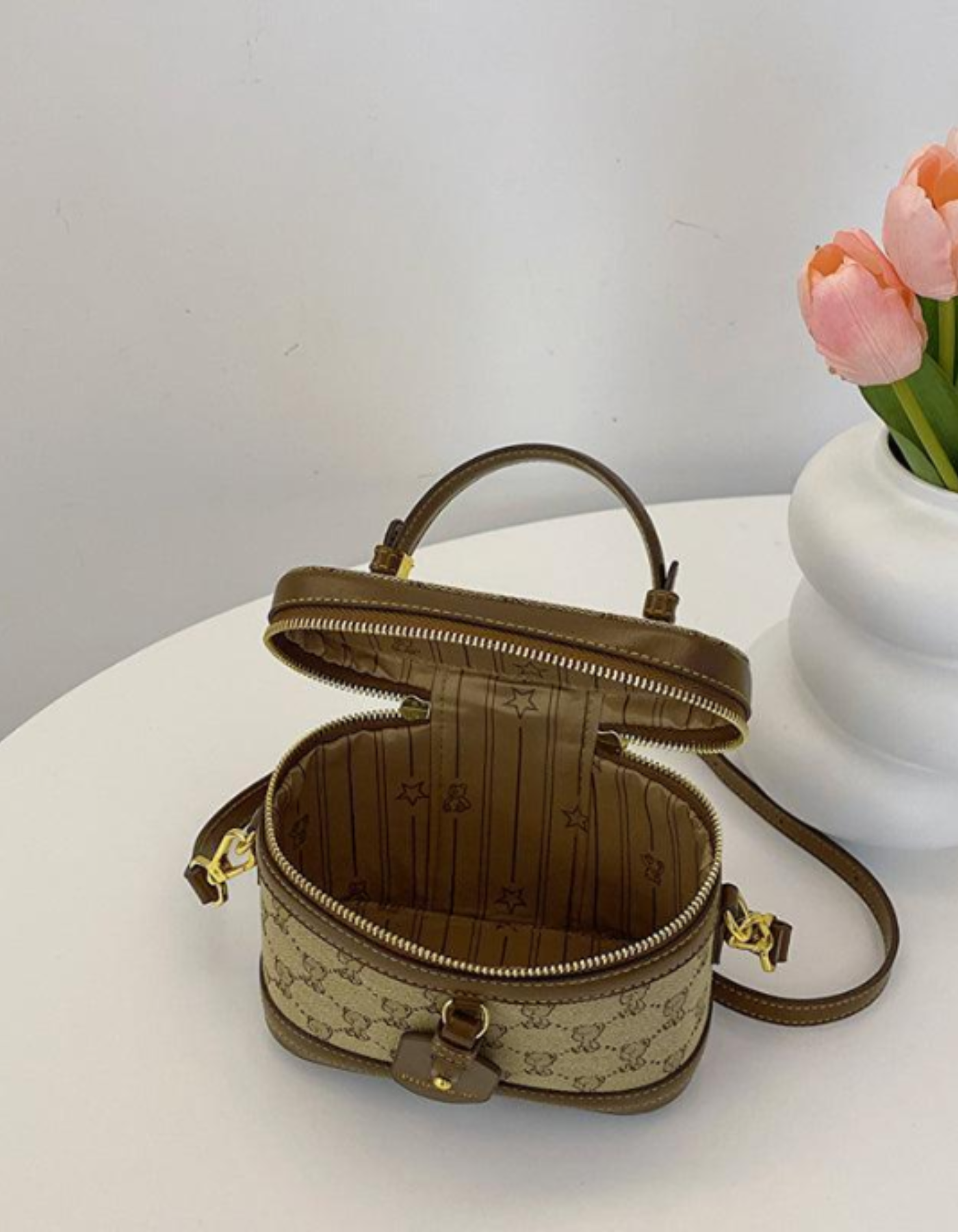 Maronette – Embellished bunny charm – Crossbody handbag-15209173549429-Nancy & Mae Savannah