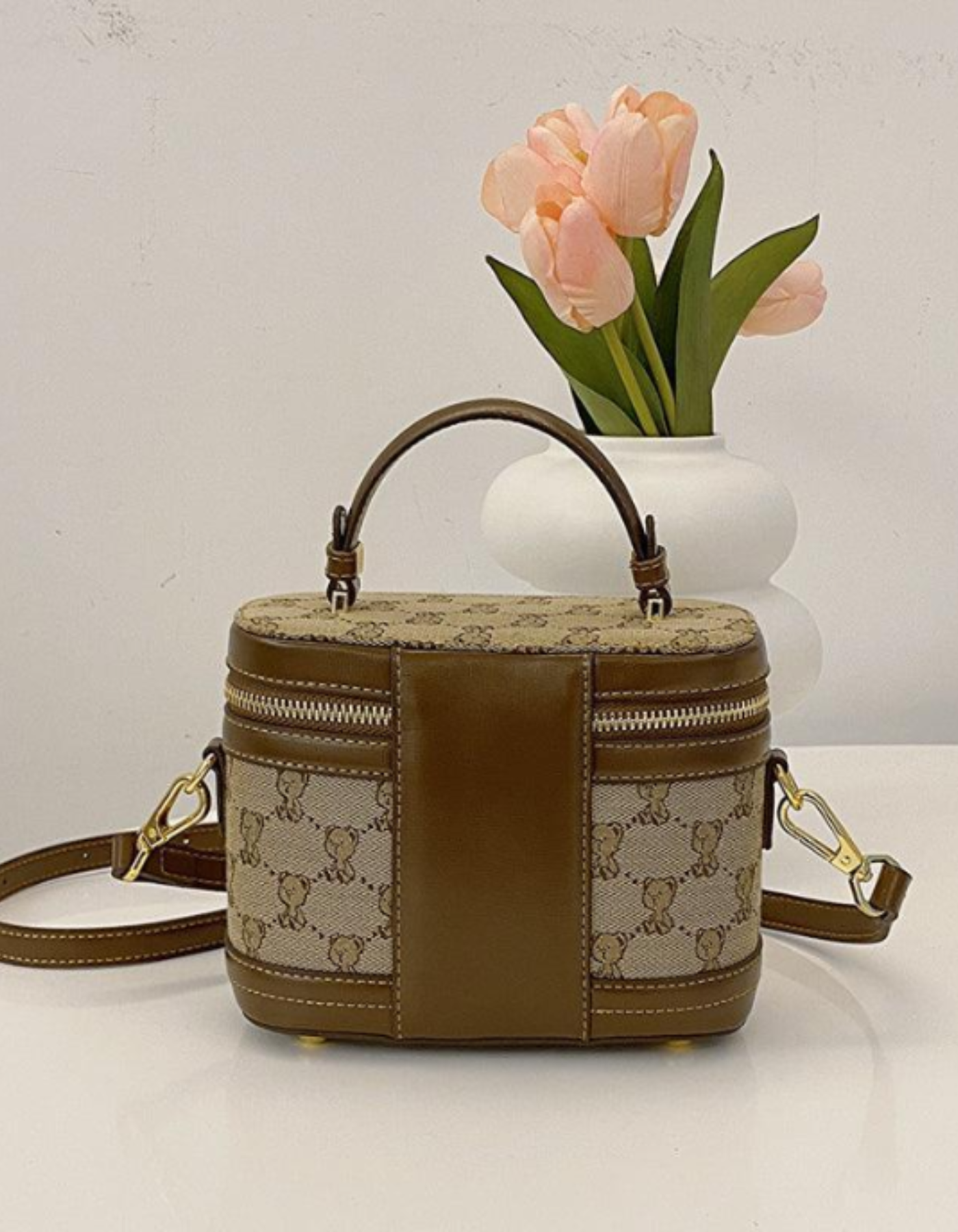 Maronette – Embellished bunny charm – Crossbody handbag-15209173549429-Nancy & Mae Savannah