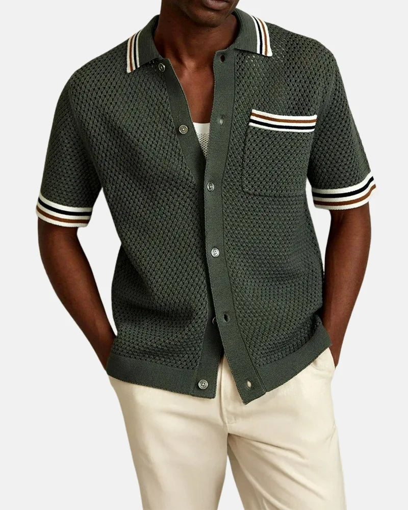 Martin Laurent Crochet Shirt-15553363902837-Mirella Fiore