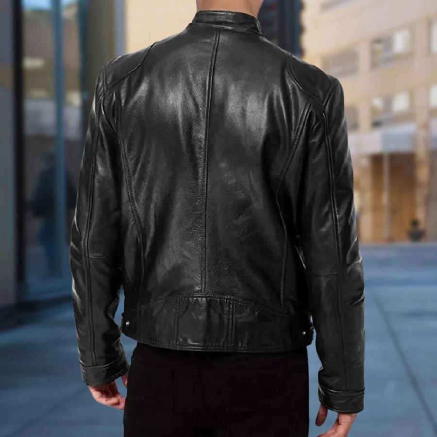 Marvin - Vegan Leather Jacket-15553362559349-Mirella Fiore