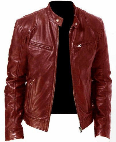 Marvin Vegan Leather Jacket-15553975845237-Mirella Fiore