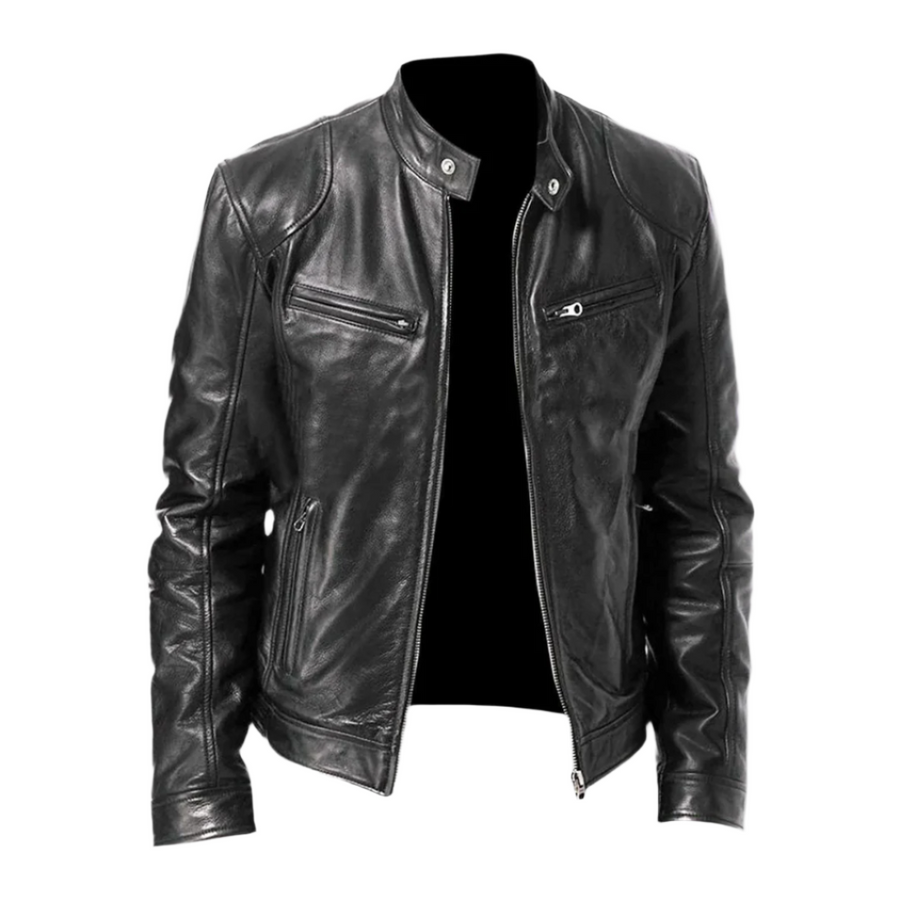 Marvin Vegan Leather Jacket-15553975845237-Nancy & Mae Savannah