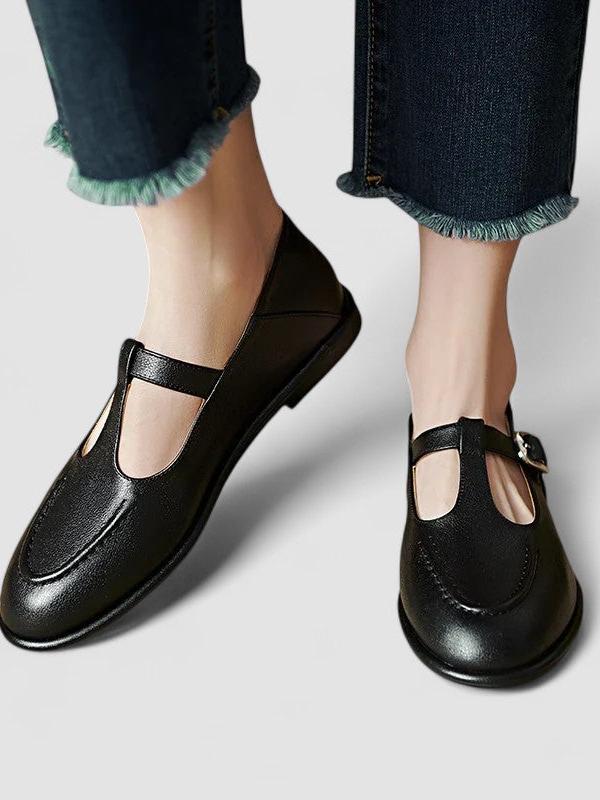Matilda – Orthopedic Mary Jane Low Heel Shoes-15518793695605-Mirella Fiore
