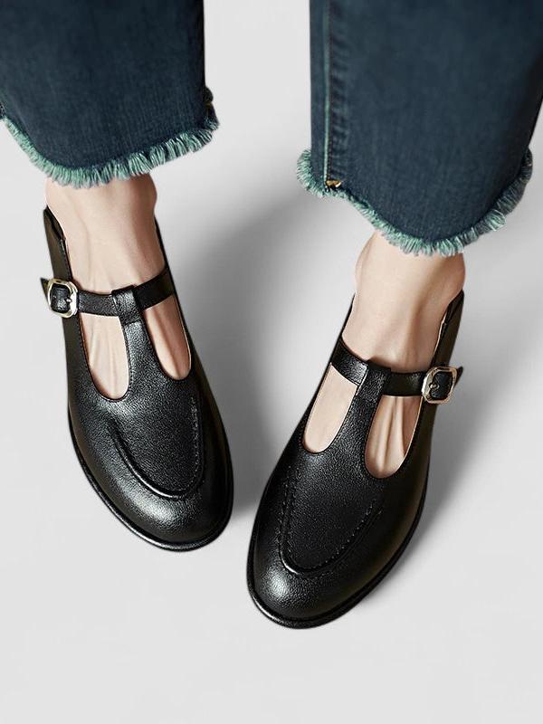 Matilda – Orthopedic Mary Jane Low Heel Shoes-15518793695605-Nancy & Mae Savannah