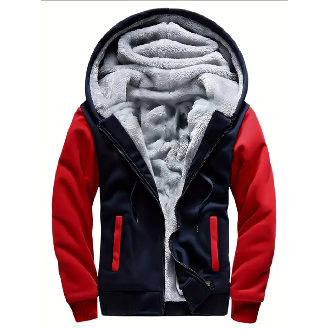 Matthew | Warm Fleece Hooded Jacket-15553982726517-Nancy & Mae Savannah