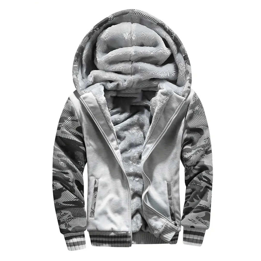 Matthew | Warm Fleece Hooded Jacket-15553982726517-Nancy & Mae Savannah