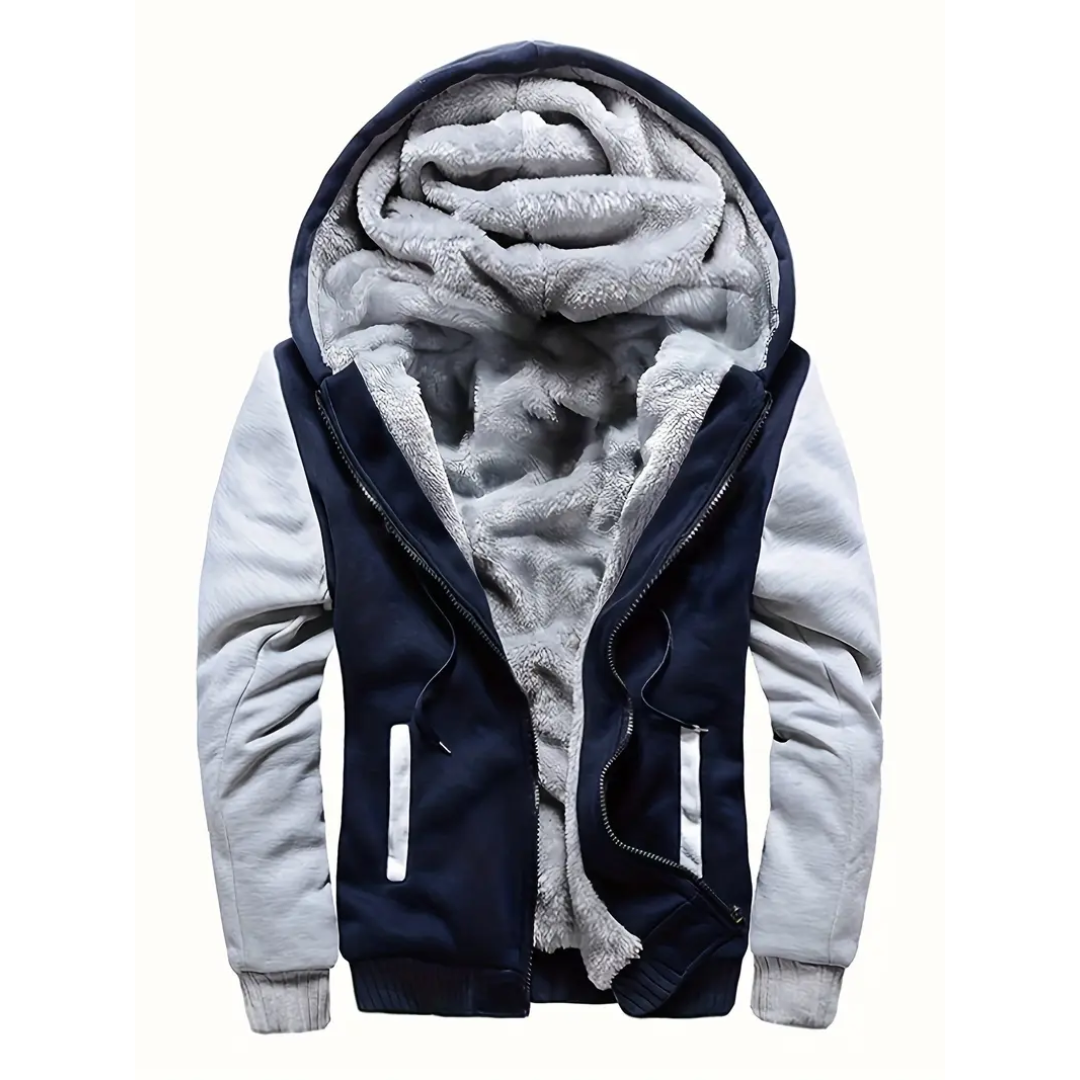 Matthew | Warm Fleece Hooded Jacket-15553982726517-Nancy & Mae Savannah