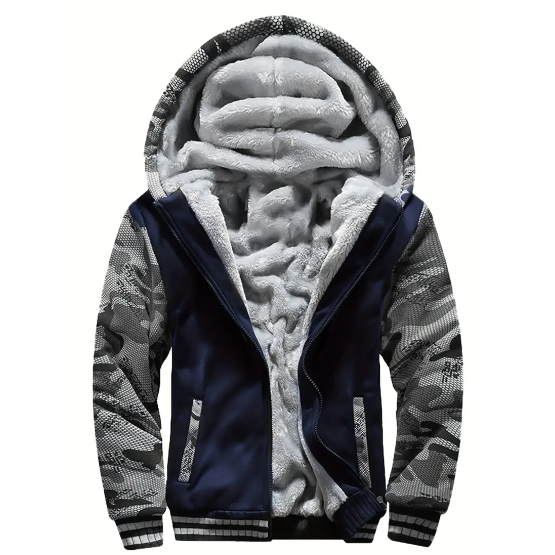 Matthew | Warm Fleece Hooded Jacket-15553982726517-Nancy & Mae Savannah
