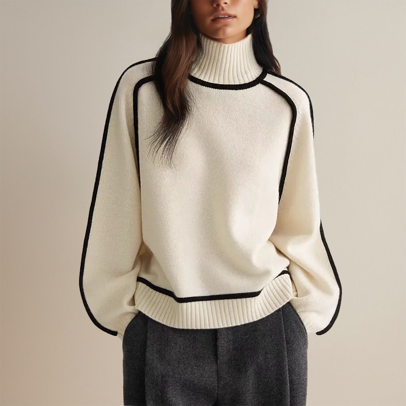 Maureen - Couture Turtleneck Jumper-15518866899317-Mirella Fiore