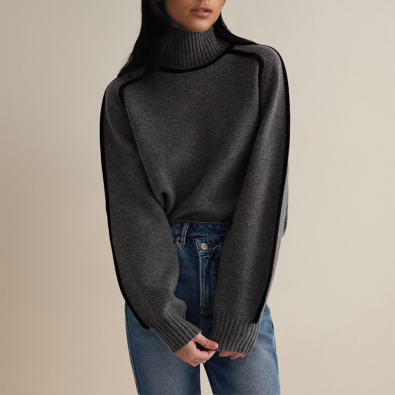 Maureen - Couture Turtleneck Jumper-15518866899317-Mirella Fiore