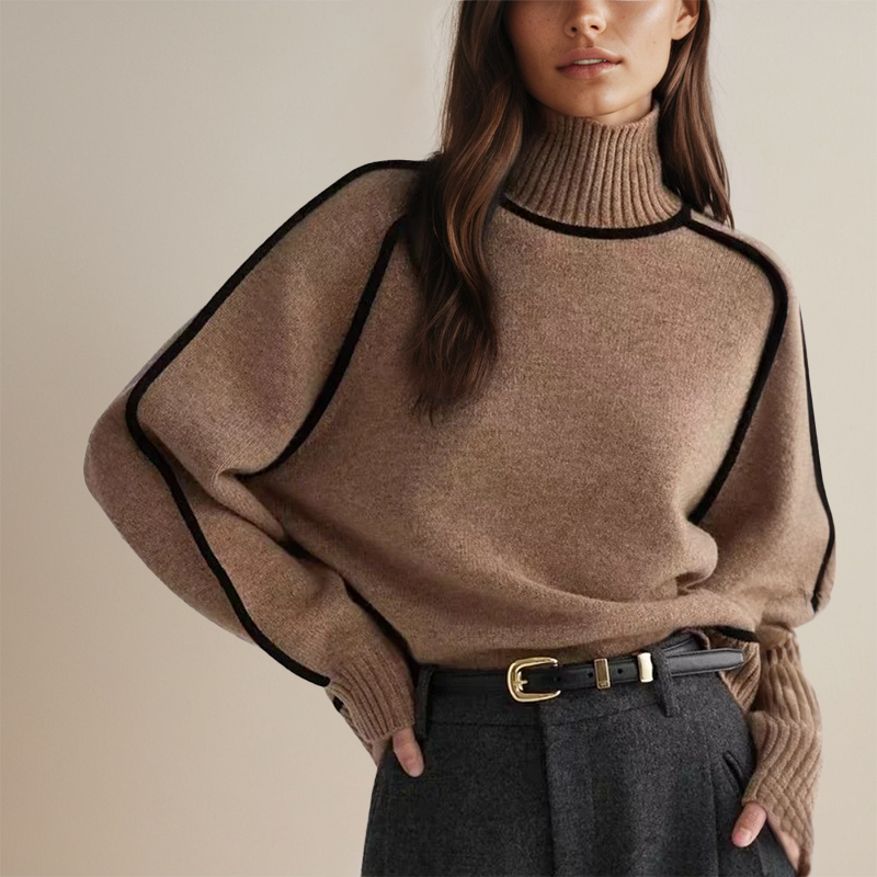 Maureen - Couture Turtleneck Jumper-15518866899317-Mirella Fiore