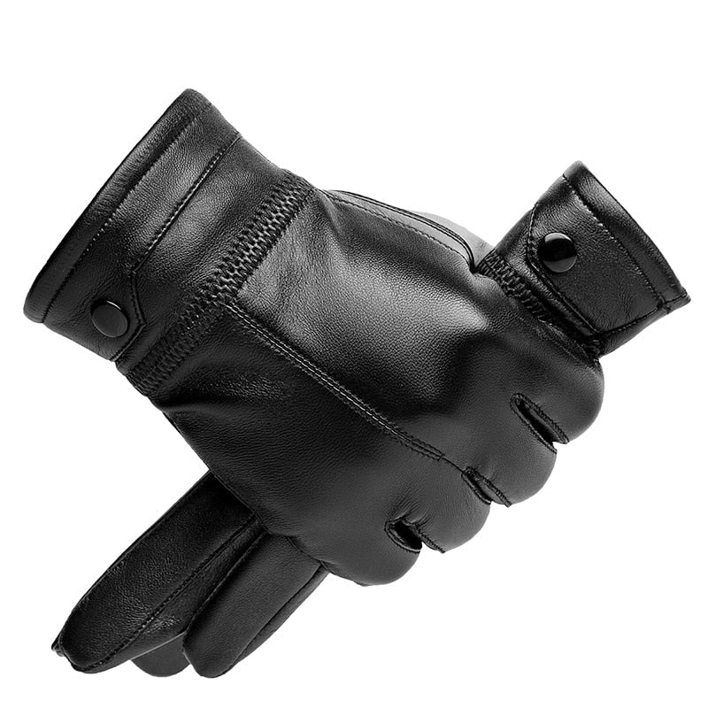 Max - Leather Gloves-15552078446965-Mirella Fiore
