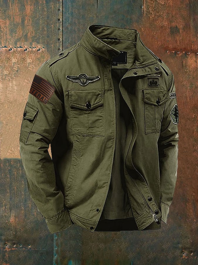 Max - Men's Vintage Veteran Jacket-15551926403445-Mirella Fiore