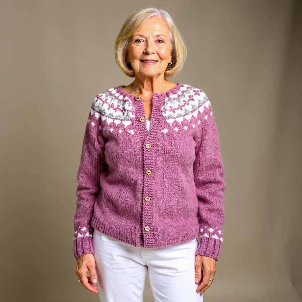 Maya - Vintage Icelandic Cardigan-15531112563061-Nancy & Mae Savannah