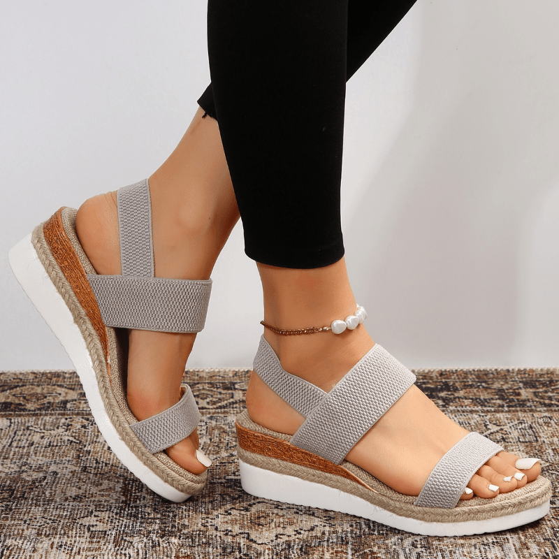 Melyora - Orthopedic Platform Sandals-15547821326709-Mirella Fiore