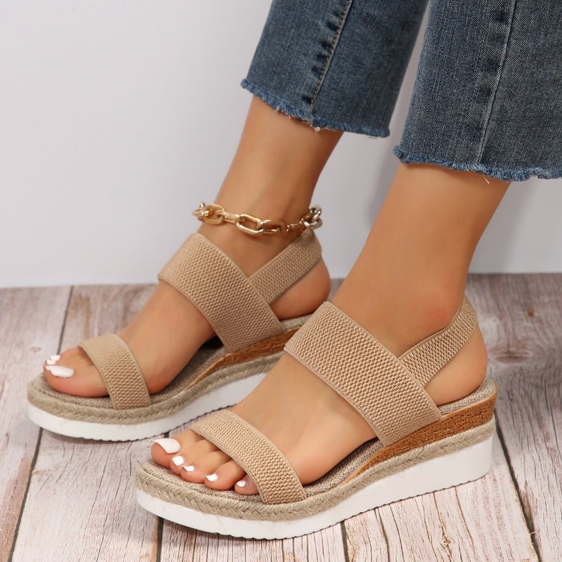 Melyora - Orthopedic Platform Sandals-15547821326709-Mirella Fiore