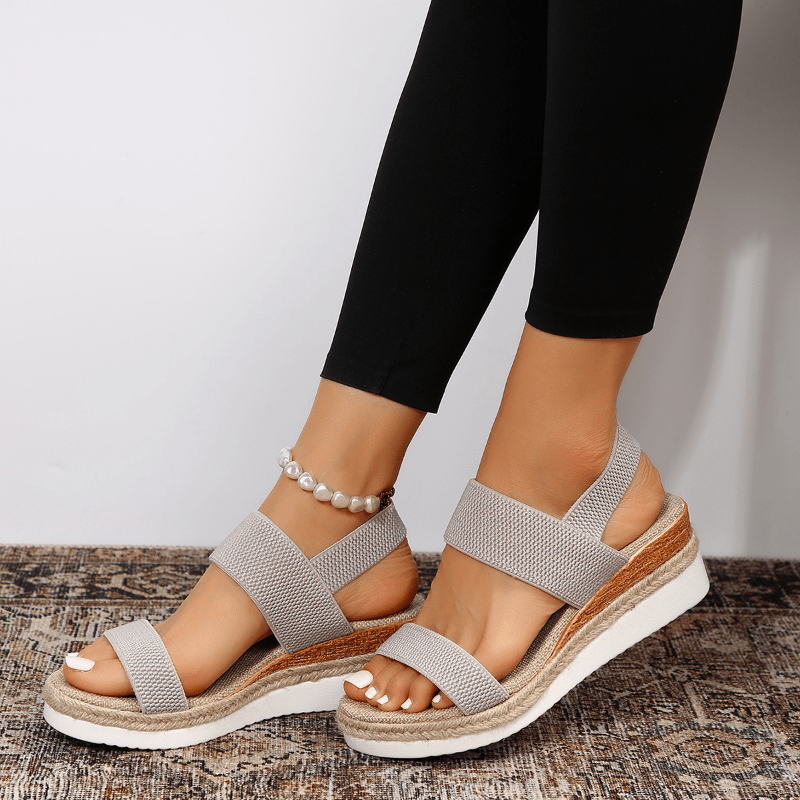 Melyora - Orthopedic Platform Sandals-15547821326709-Mirella Fiore