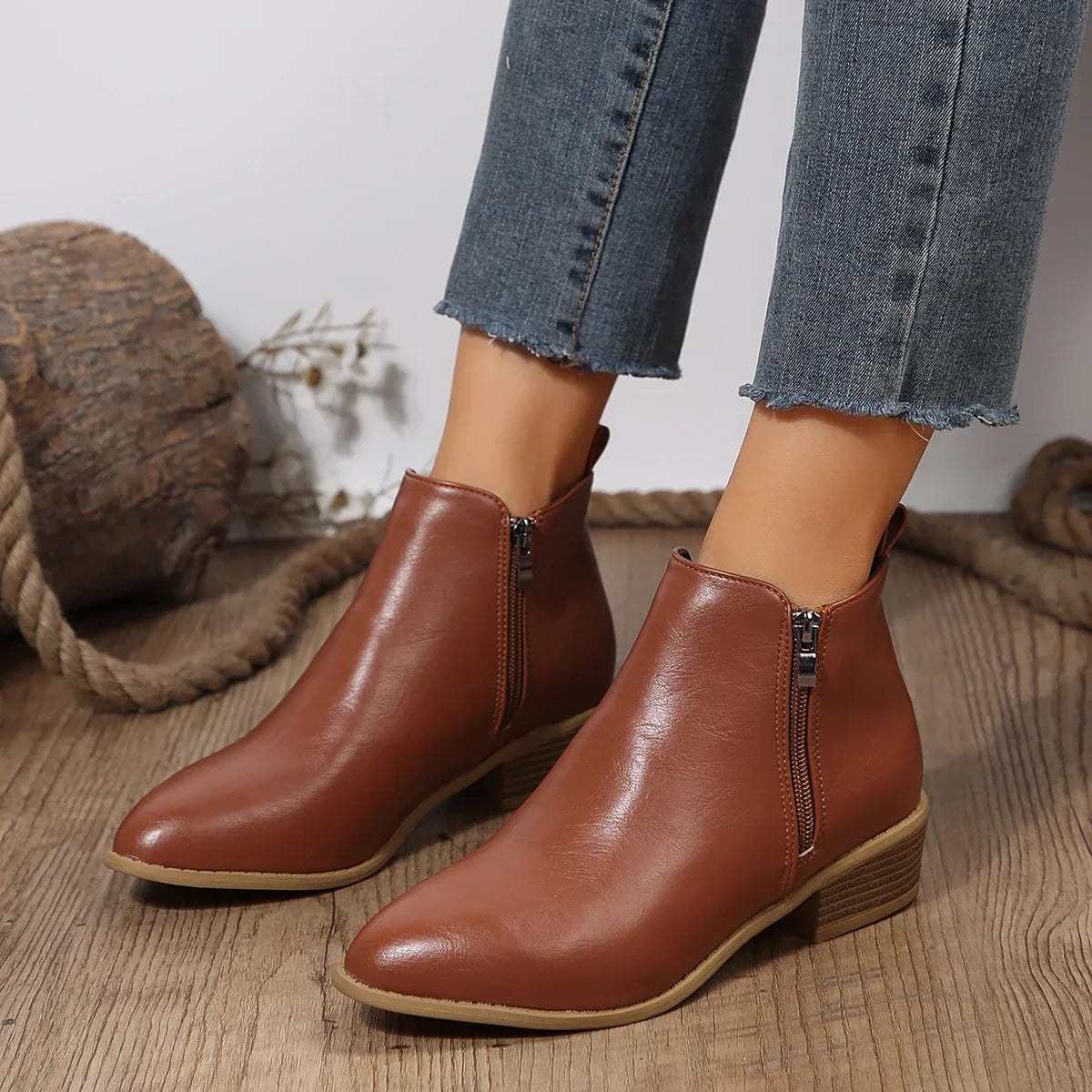 Mey - Orthopedic Comfort Ankle Boots-15547821425013-Mirella Fiore