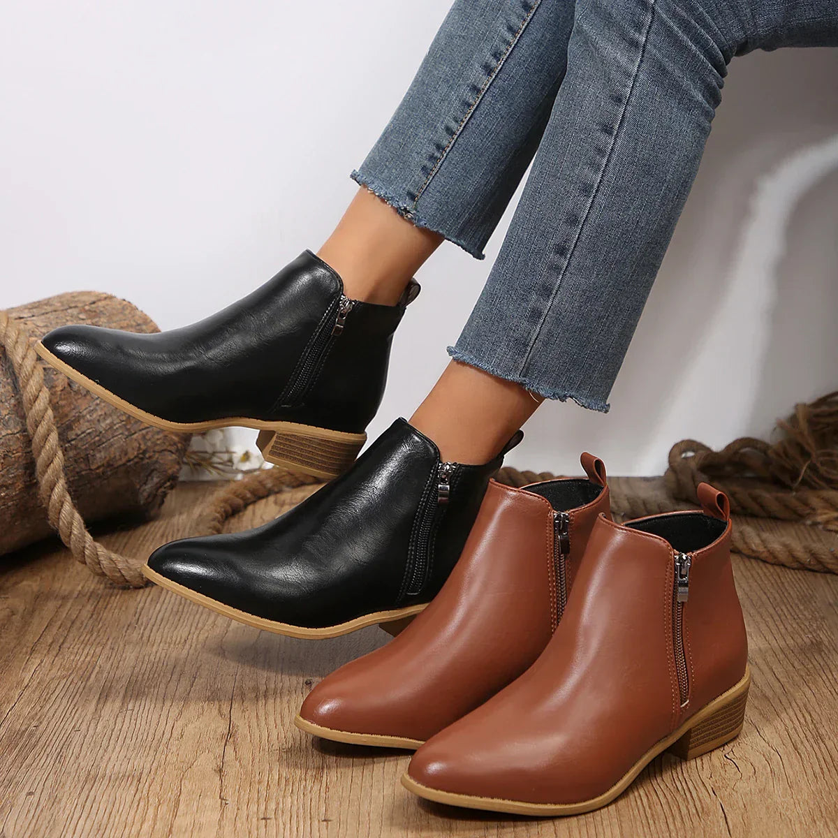 Mey - Orthopedic Comfort Ankle Boots-15547821425013-Mirella Fiore