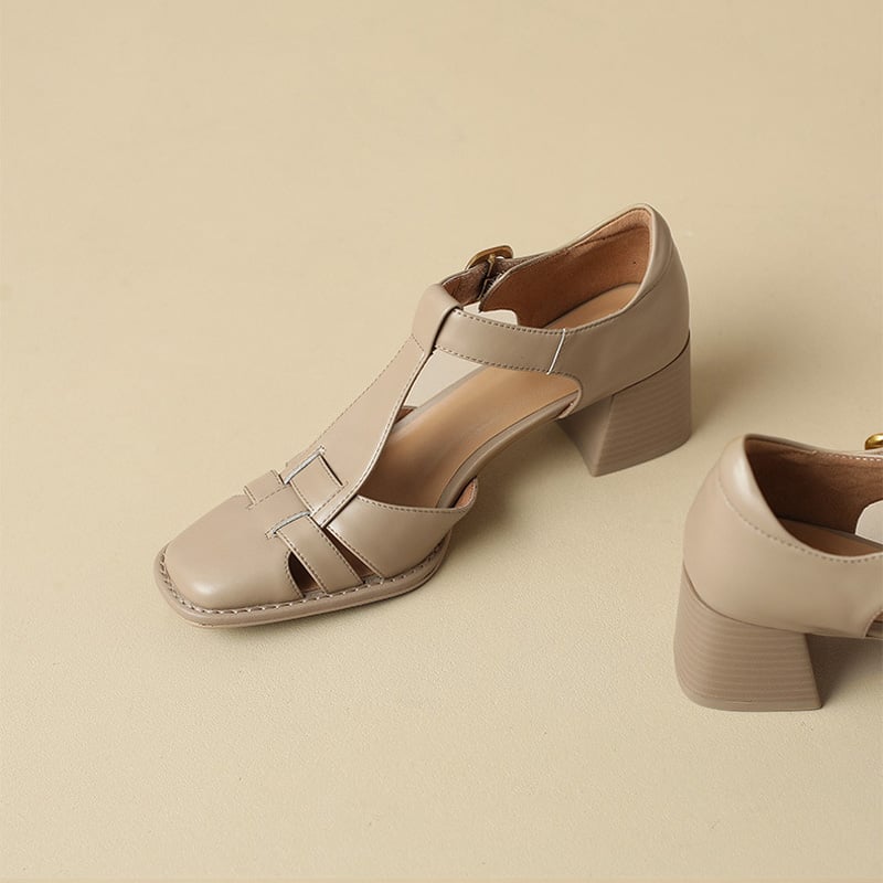 Michela - Square Toe Sandals-15550738334069-Mirella Fiore