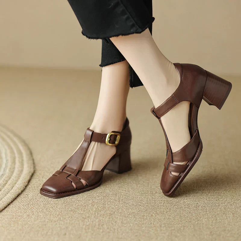 Michela - Square Toe Sandals-15550738334069-Mirella Fiore
