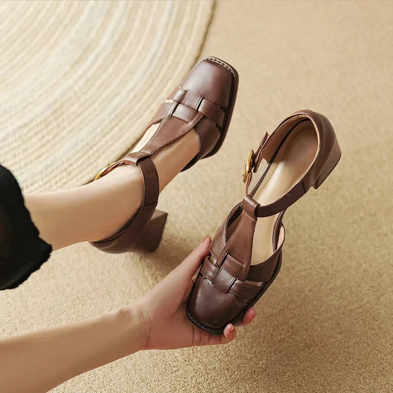 Michela - Square Toe Sandals-15550738334069-Mirella Fiore