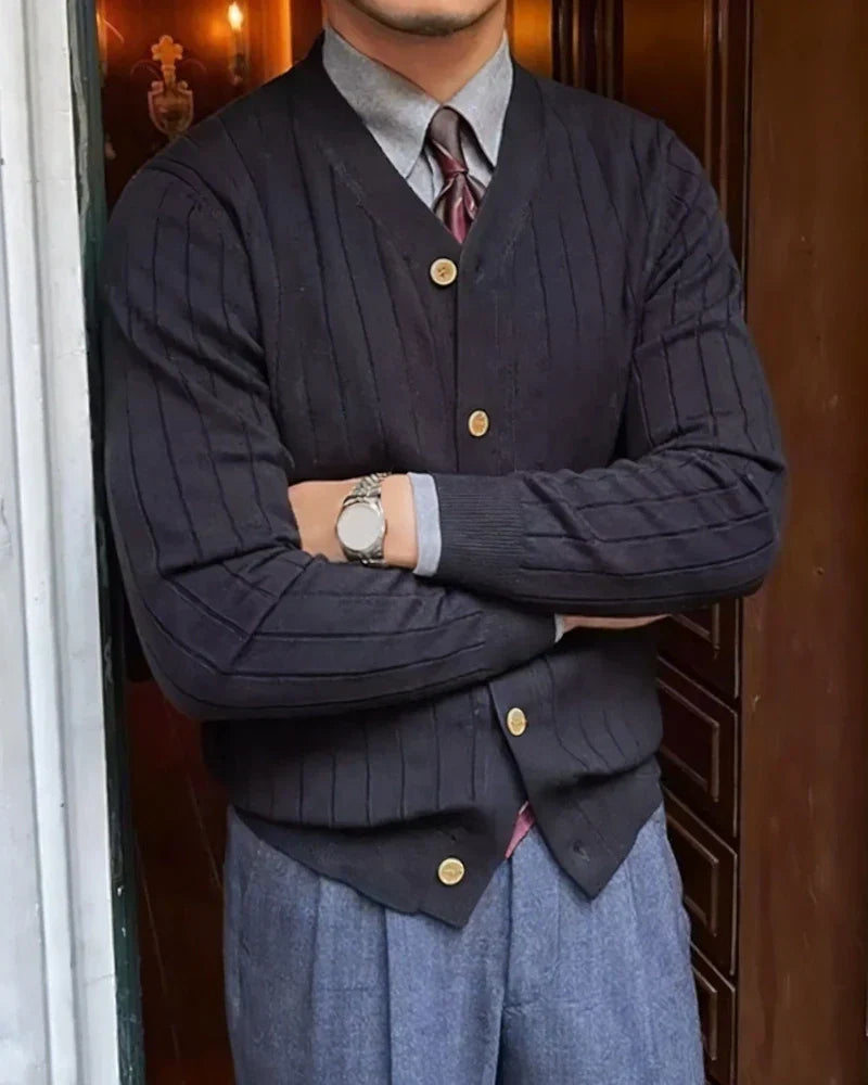 Milano Ribbed Cardigan-15553977581941-Nancy & Mae Savannah