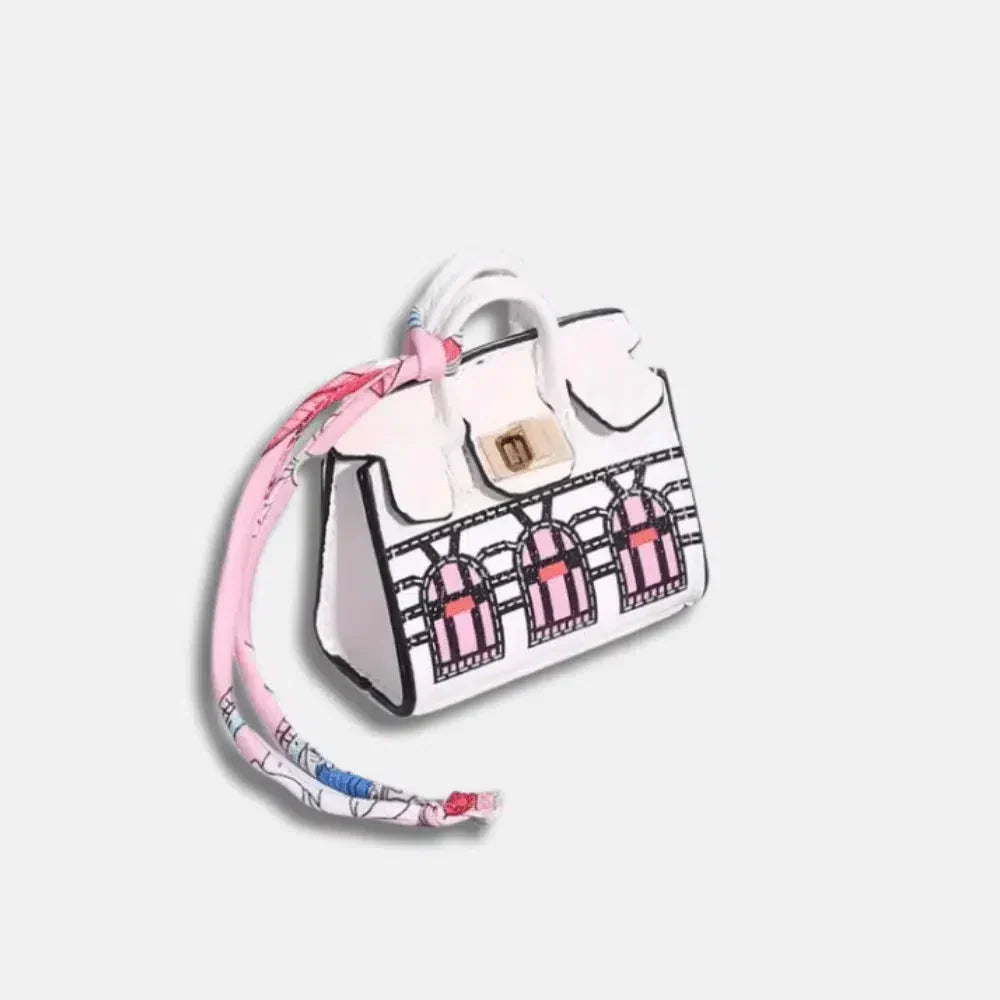 Mini – Sleek minimalist design – Bag charm-15133604807029-Mirella Fiore
