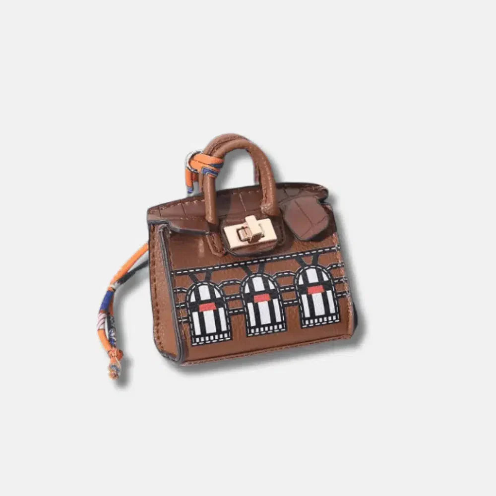 Mini – Sleek minimalist design – Bag charm-15133604807029-Nancy & Mae Savannah