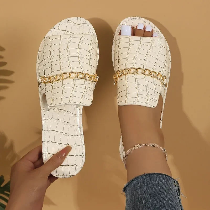 Mira - Luxe Wedge Beach Flip-Flops-15547821883765-Mirella Fiore