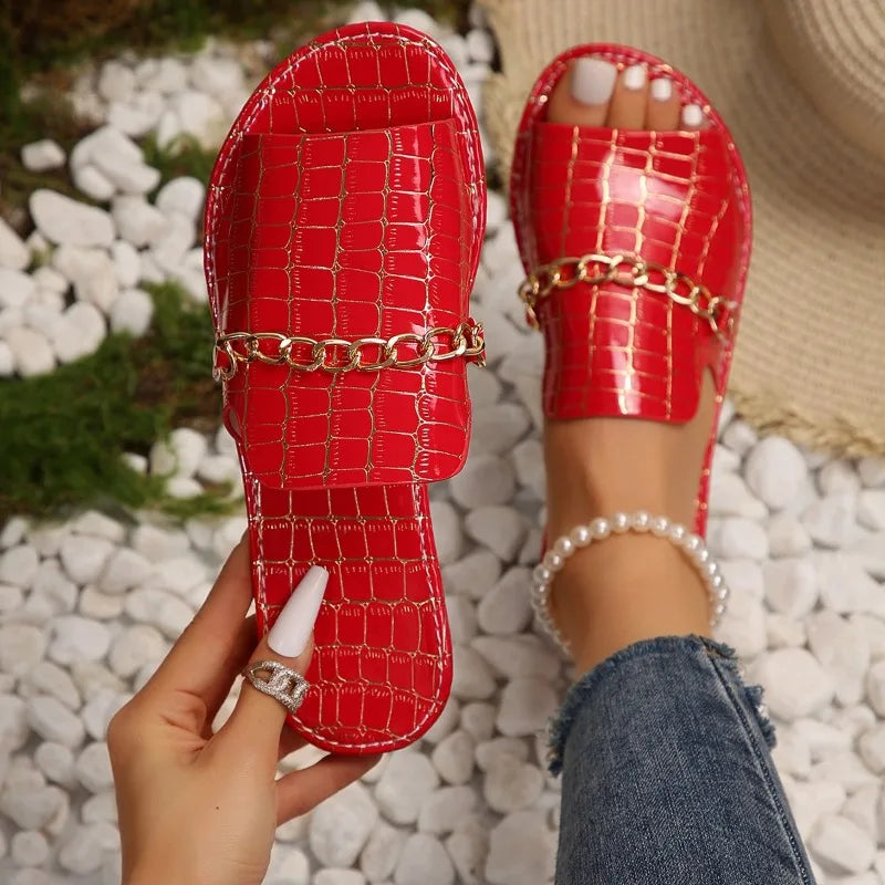 Mira - Luxe Wedge Beach Flip-Flops-15547821883765-Mirella Fiore