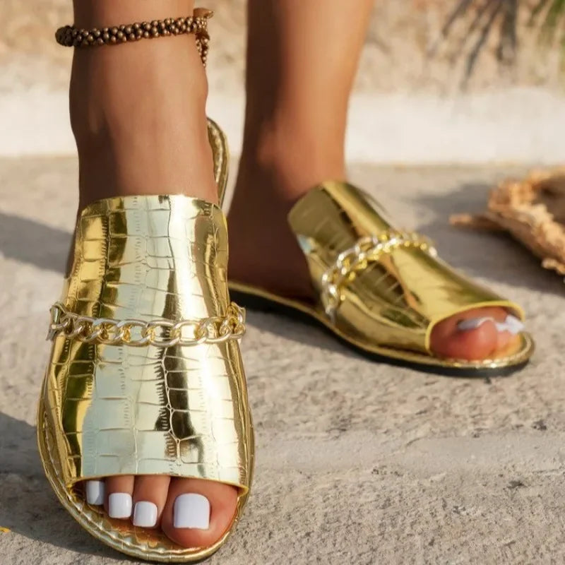 Mira - Luxe Wedge Beach Flip-Flops-15547821883765-Mirella Fiore