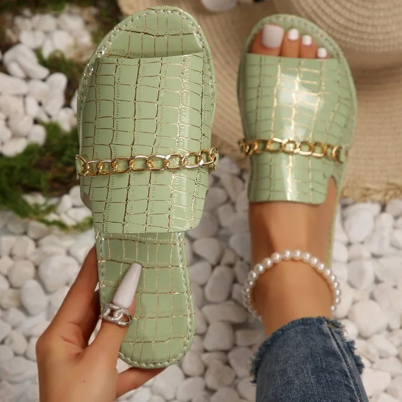 Mira - Luxe Wedge Beach Flip-Flops-15547821883765-Mirella Fiore