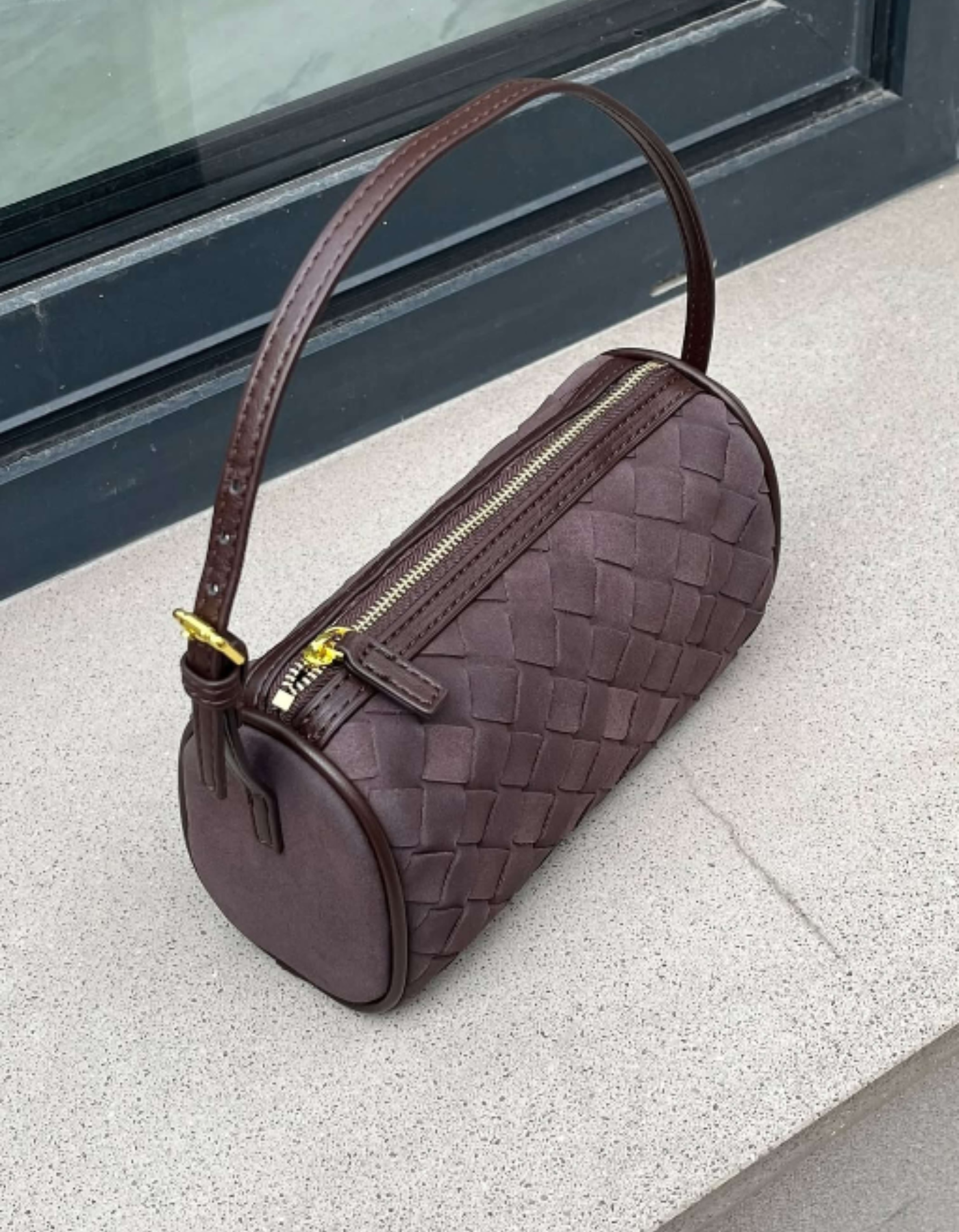 Mirasol – Woven texture – Crossbody handbag-15213962461557-Nancy & Mae Savannah