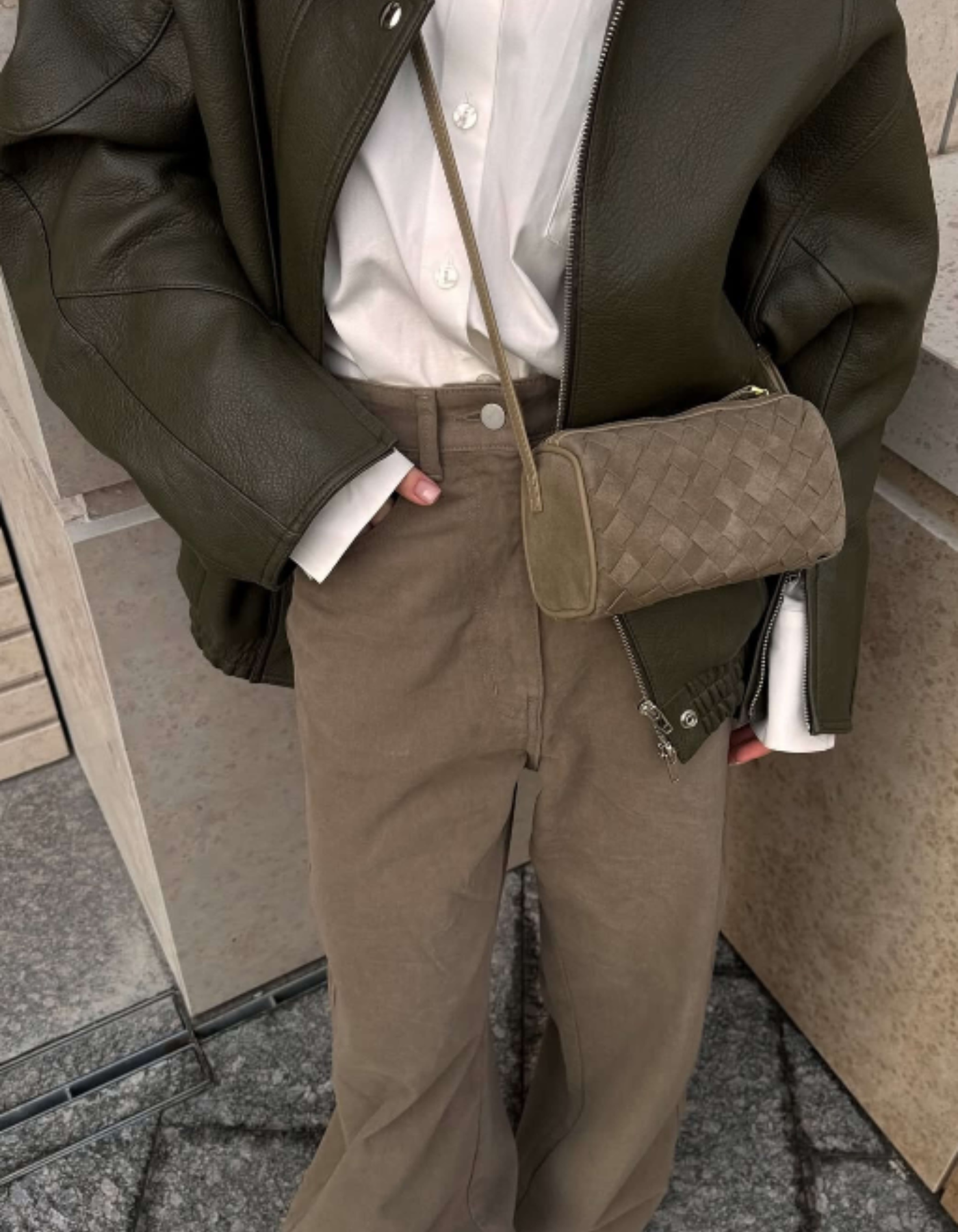 Mirasol – Woven texture – Crossbody handbag-15213962461557-Nancy & Mae Savannah