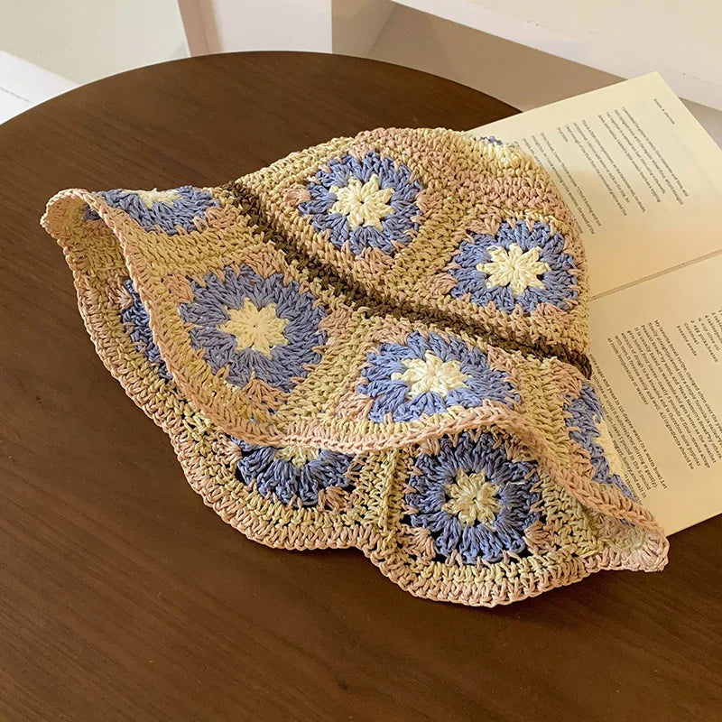 Mirellina – Pastel bloom – Crochet bucket hat-15133816029557-Nancy & Mae Savannah