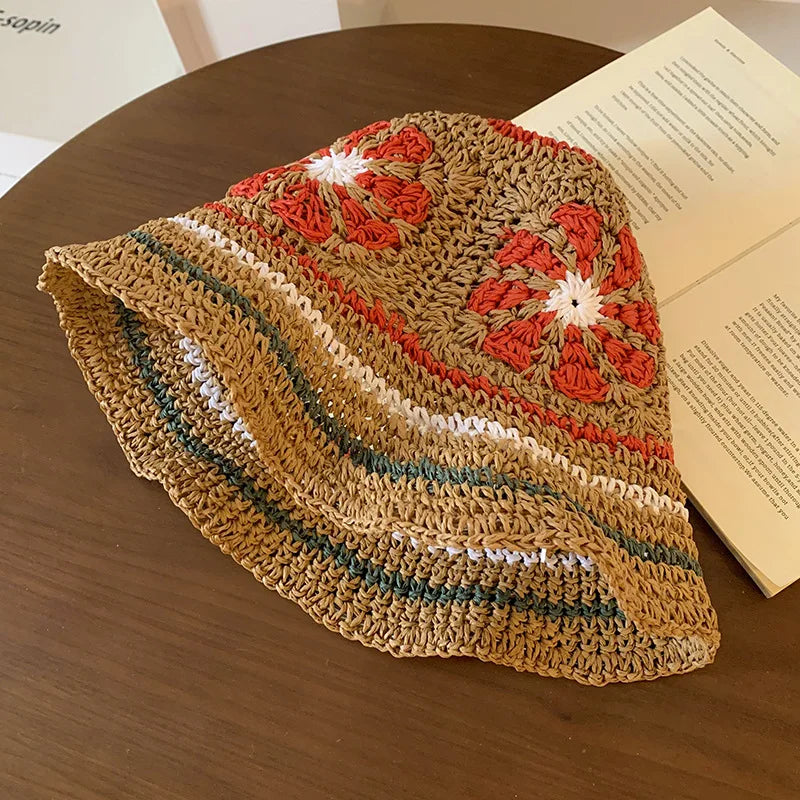 Mirellina – Pastel bloom – Crochet bucket hat-15133816029557-Nancy & Mae Savannah