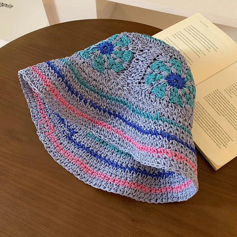 Mirellina – Pastel bloom – Crochet bucket hat-15133816029557-Nancy & Mae Savannah