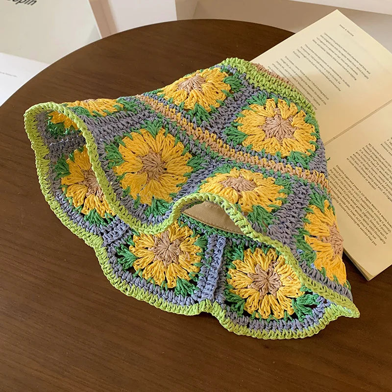 Mirellina – Pastel bloom – Crochet bucket hat-15133816029557-Nancy & Mae Savannah