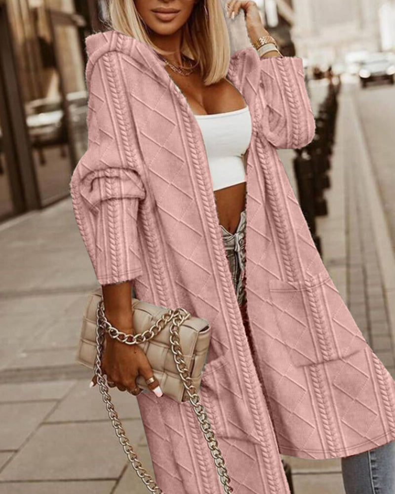 Monalisa - Long hooded cardigan-15547644084597-Mirella Fiore
