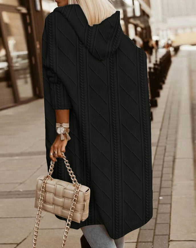 Monalisa - Long hooded cardigan-15547644084597-Nancy & Mae Savannah