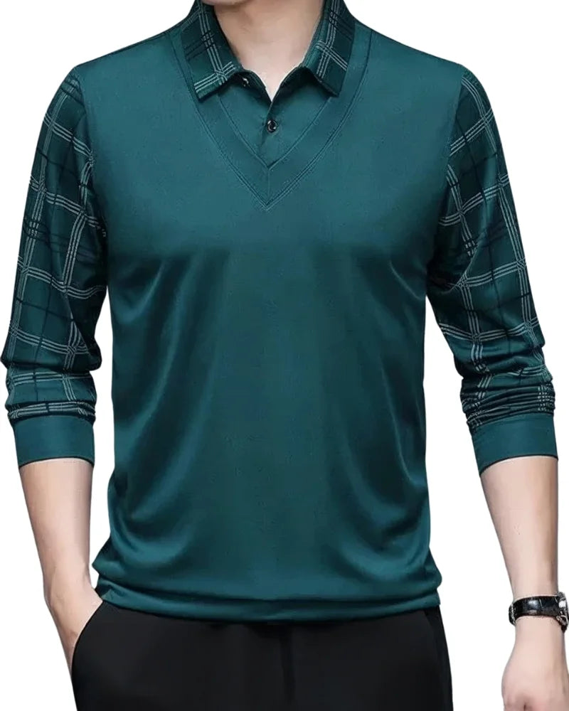 Montgomery Long Sleeve Polo-15553983316341-Nancy & Mae Savannah