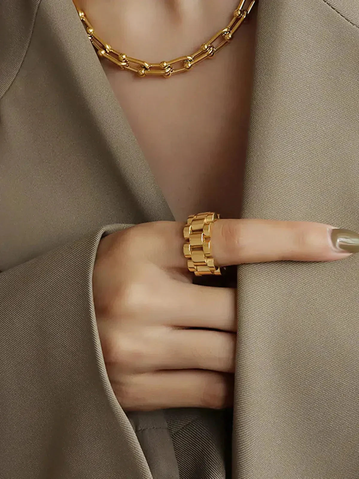Mystara – Statement design – Polished ring-15227807269237-Mirella Fiore