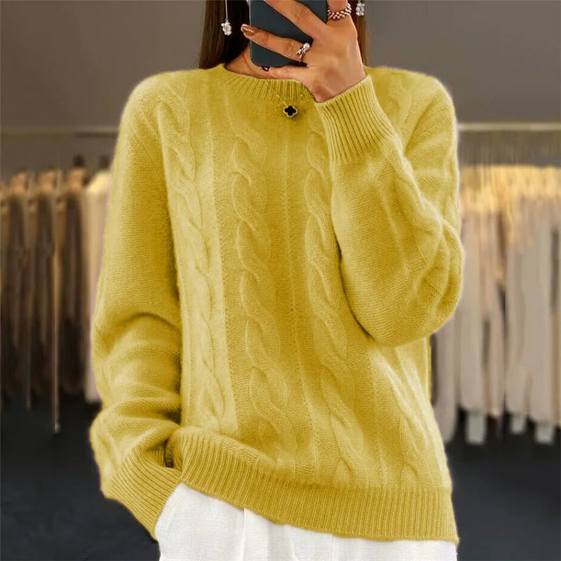 NINA - Warm Cashmere Sweater-15519825854837-Mirella Fiore