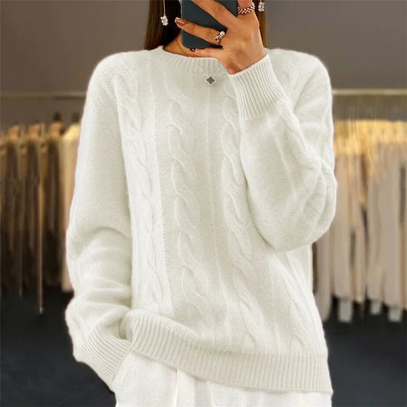 NINA - Warm Cashmere Sweater-15519825854837-Mirella Fiore