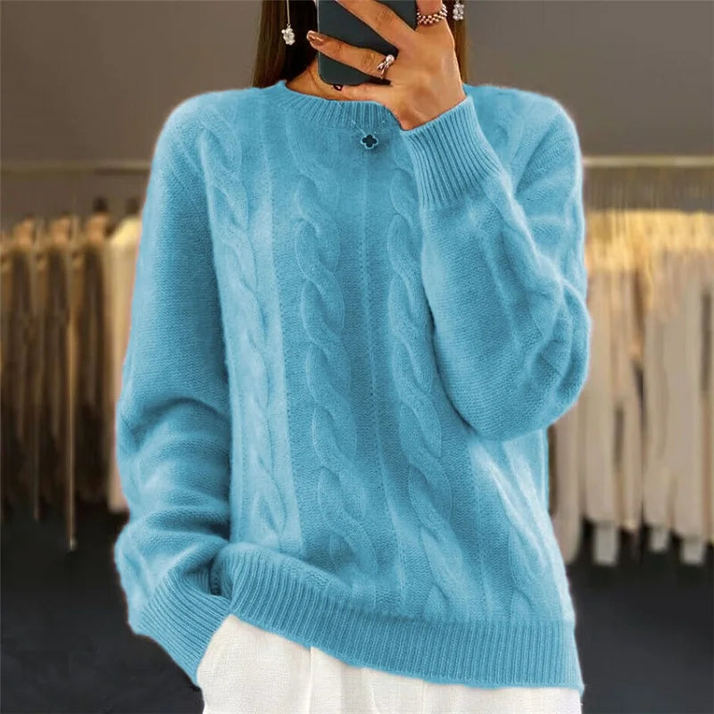 NINA - Warm Cashmere Sweater-15519825854837-Nancy & Mae Savannah