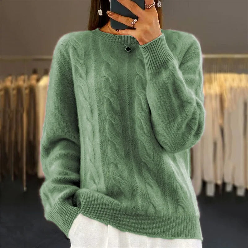 NINA - Warm Cashmere Sweater-15519825854837-Nancy & Mae Savannah