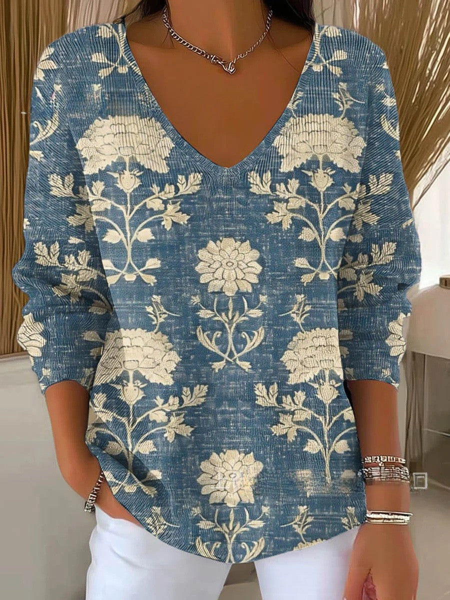 NOEMIE - Sweater with V-neck-15550860132725-Mirella Fiore