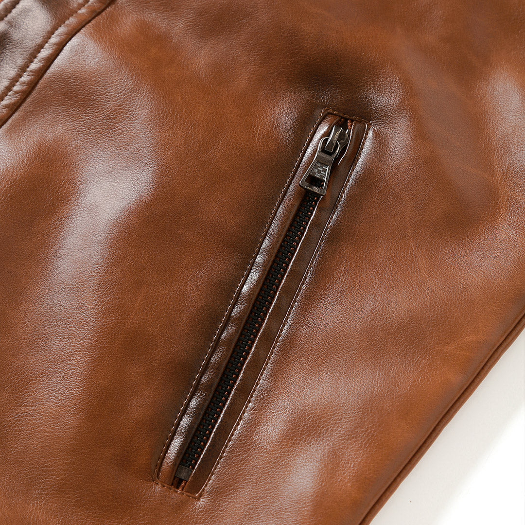 Nico - Cruiser Leather Jacket-15552079692149-Nancy & Mae Savannah